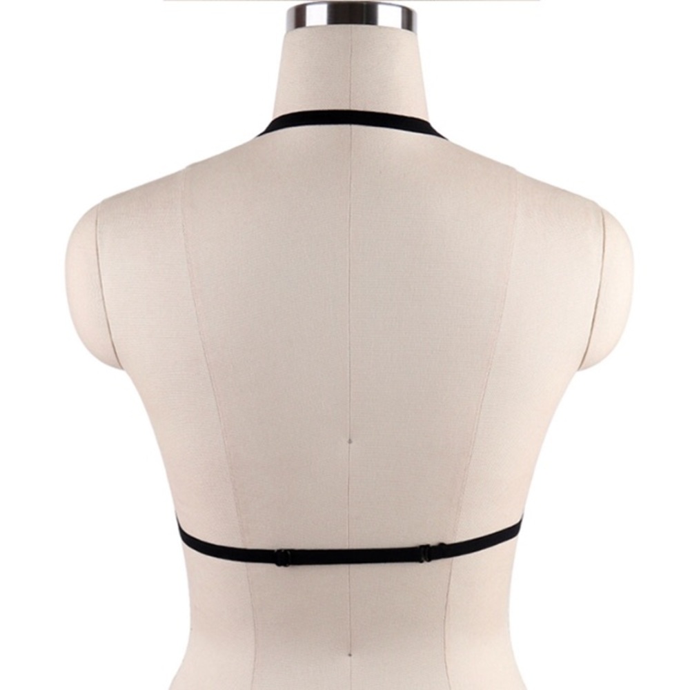 Choker Harness Suspender Bra Cage - Picture 2 of 3